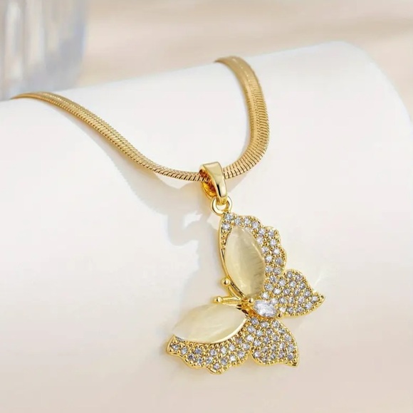 Butterfly Pendant Necklace - Picture 3 of 3